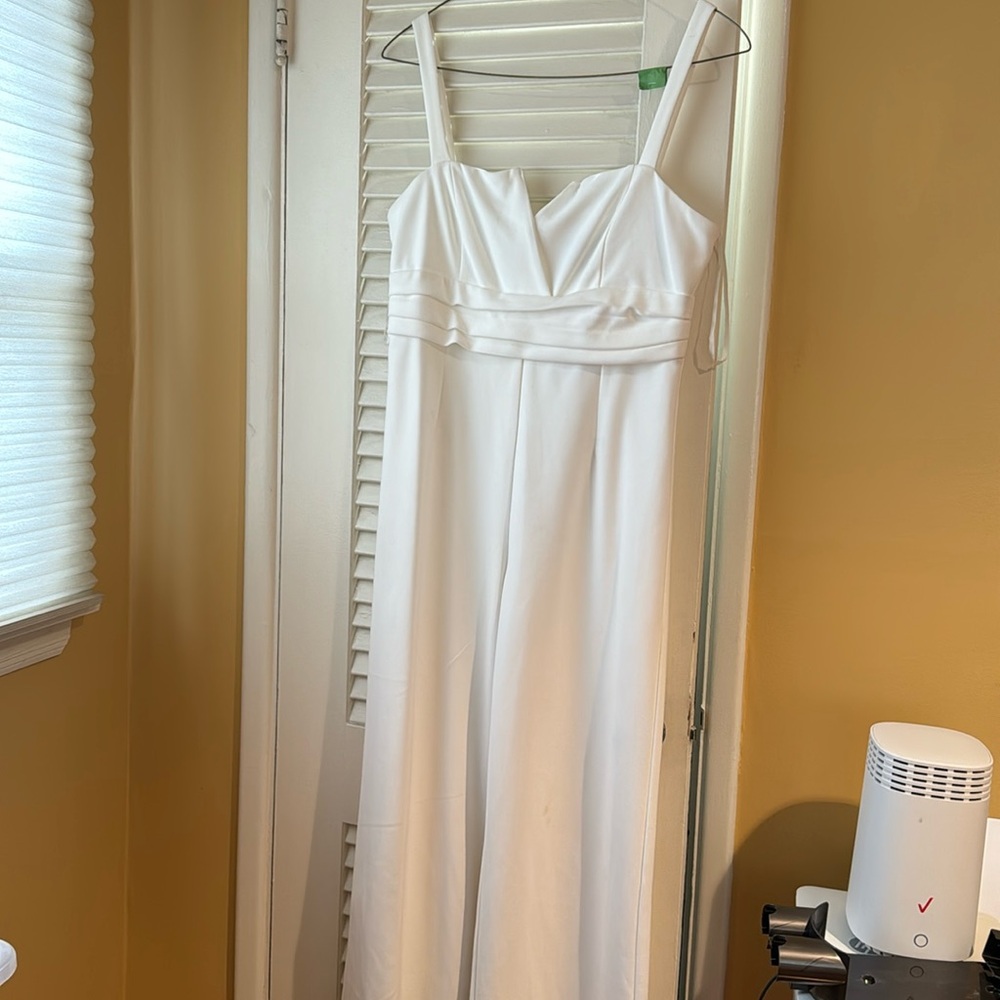 Never worn white jumpsuit